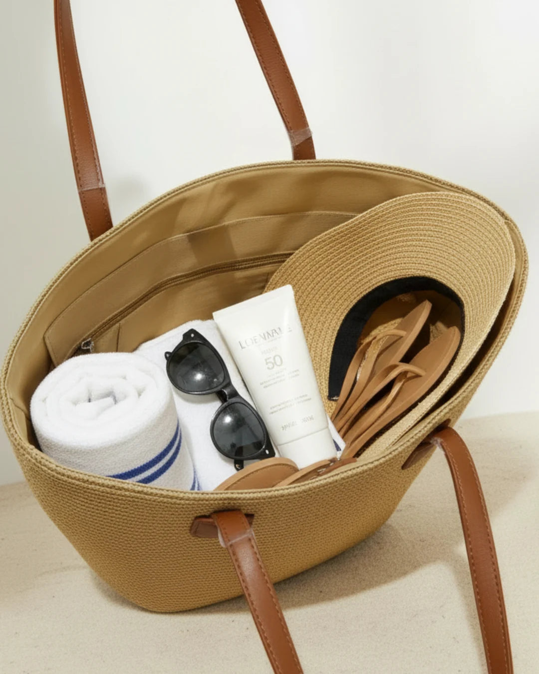 Bolsa de Palha Verão Ocaluni