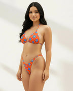 Biquíni Fita Estampado Ajustável Sem Bojo - Brasileira