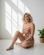 Maiô Estampado Arco-Íris do Mar