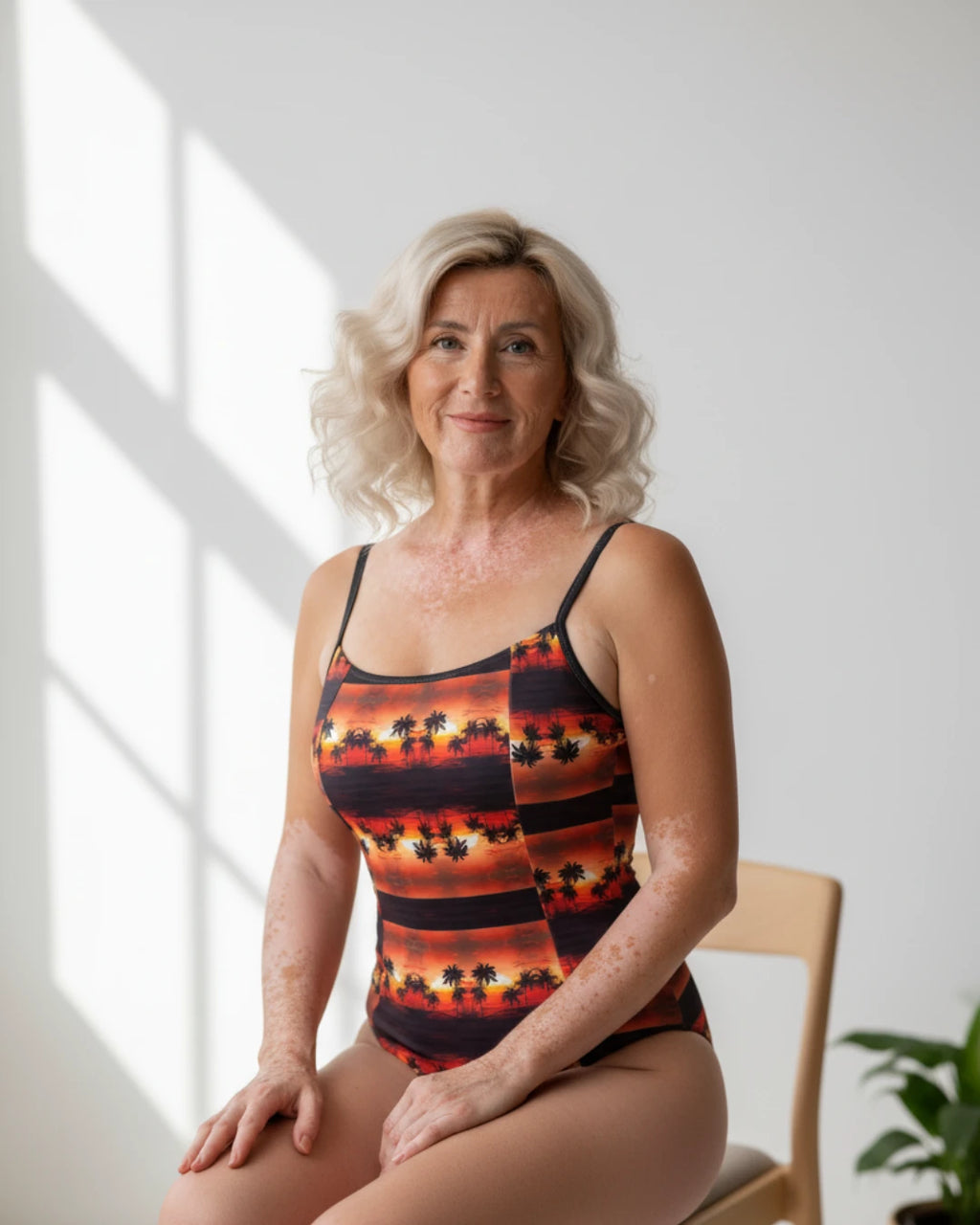 Maiô Estampado Arco-Íris do Mar