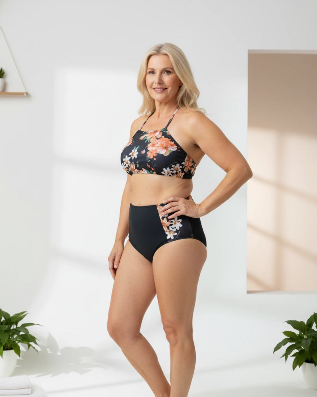 Biquíni Hotpant Neutro Elegante